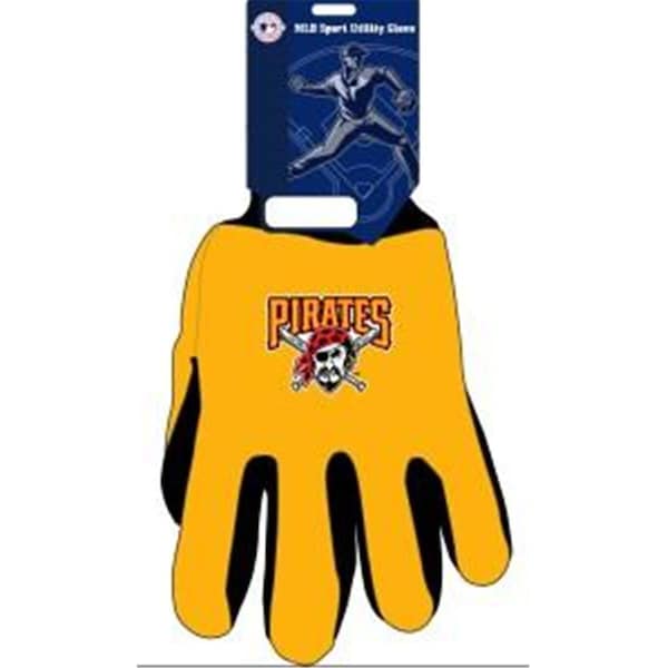 Mcarthur Towels & Sports Pittsburgh Pirates Two Tone Gloves - Adult Size 9960694079 - main